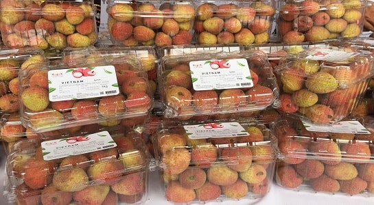 Vải thiều Việt bán 200.000/kg tại Thái Lan