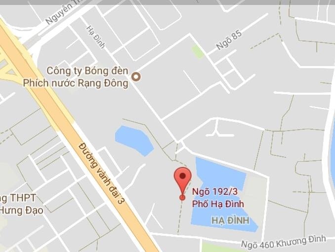 Phố Hạ Đình, quận Thanh Xuân, Hà Nội.