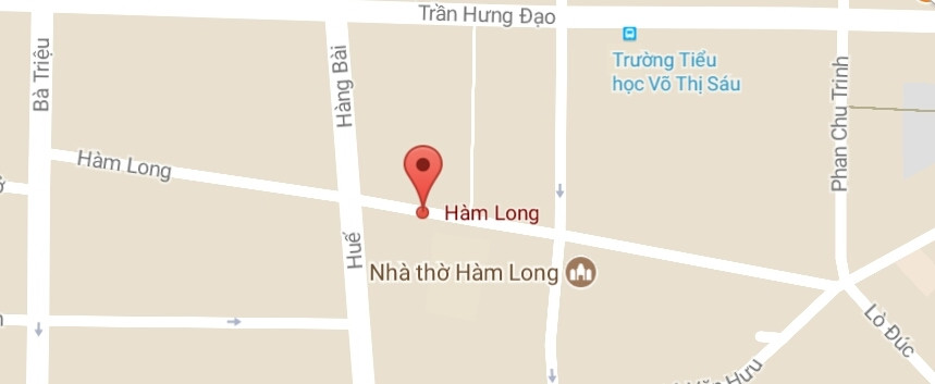 Phố Hàm Long, quận Hoàn Kiếm, Hà Nội.