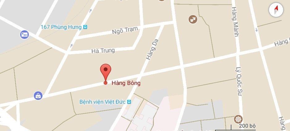 Phố Hàng Bông, quận Hoàn Kiếm, Hà Nội