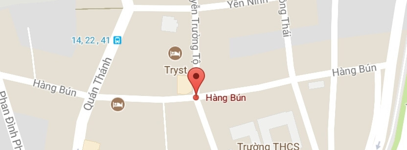 Phố Hàng Bún, quận Ba Đình, Hà Nội