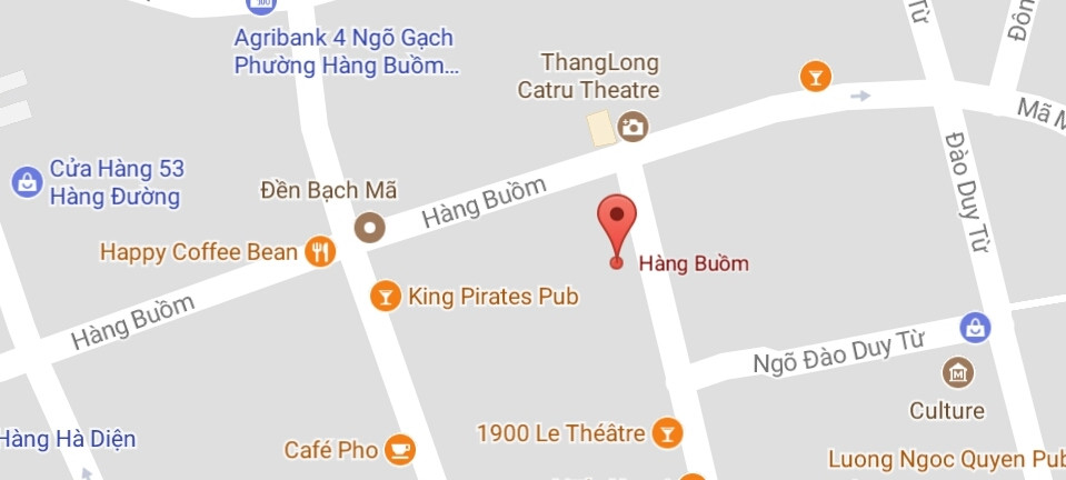 Phố Hàng Buồm, quận Hoàn Kiếm, Hà Nội.