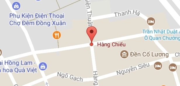 Phố Hàng Chiếu, quận Hoàn Kiếm, Hà Nội