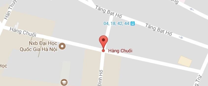 Phố Hàng Chuối, quận Hai Bà Trưng, Hà Nội