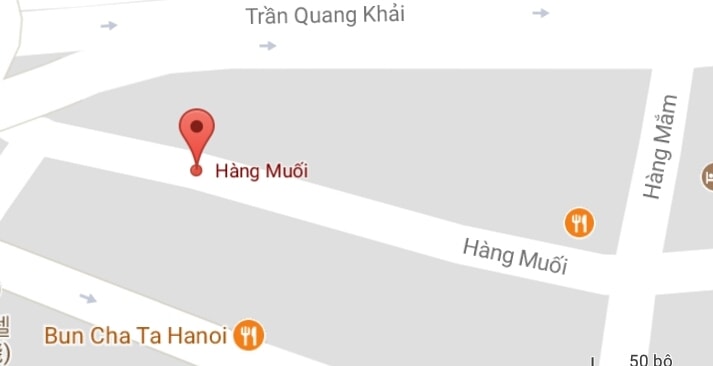 Phố Hàng Muối, quận Hoàn Kiếm, Hà Nội