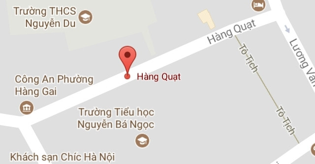 Phố Hàng Quạt, quận Hoàn Kiếm, Hà Nội.
