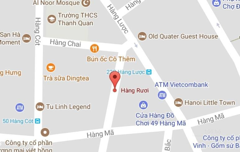 Phố Hàng Rươi, quận Hoàn Kiếm, Hà Nội