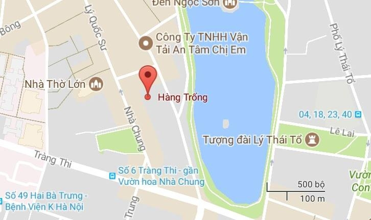 Phố Hàng Trống, quận Hoàn Kiếm, Hà Nội