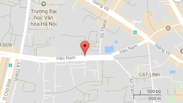 Phố Hào Nam, quận Đống Đa, Hà Nội