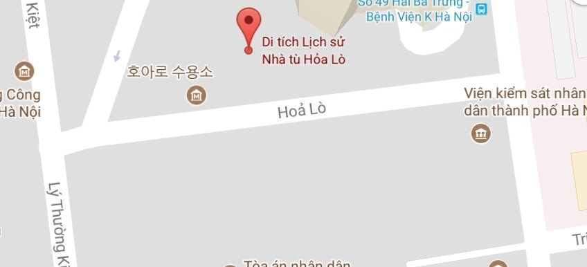 Phố Hỏa Lò, quận Hoàn Kiếm, Hà Nội