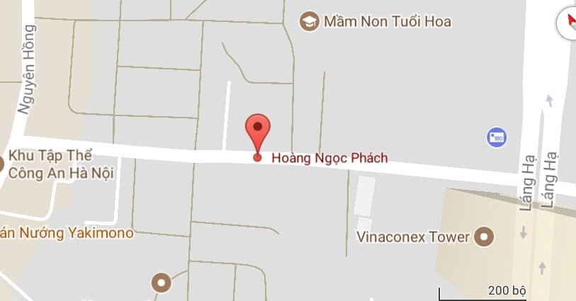 Phố Hoàng Ngọc Phách, quận Đống Đa, Hà Nội.