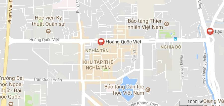 Đường Hoàng Quốc Việt, quận Cầu Giấy, Hà Nội.