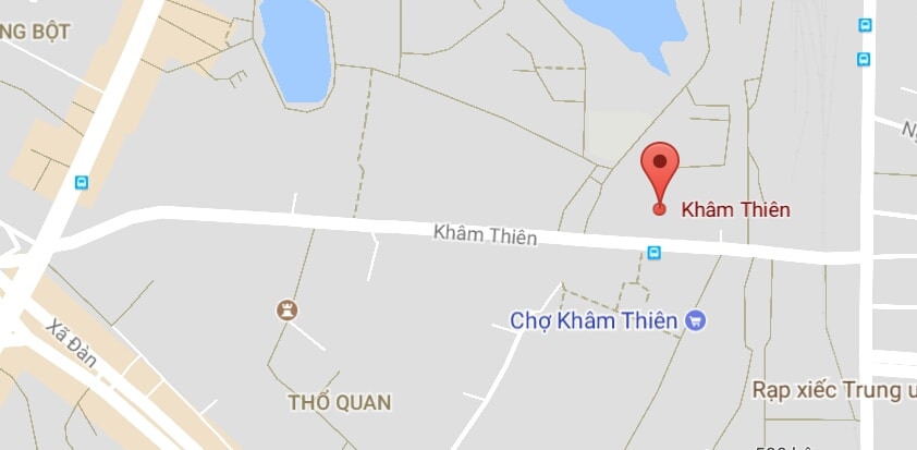 Phố Khâm Thiên, quận Đống Đa, Hà Nội.