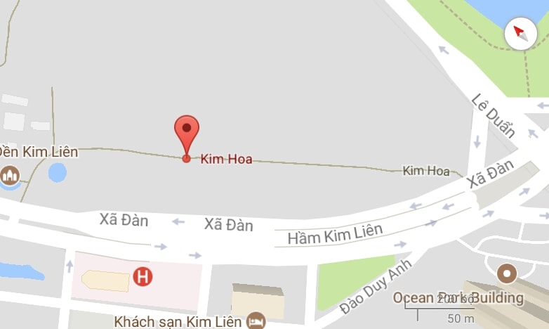 Phố Kim Hoa, quận Đống Đa, Hà Nội.