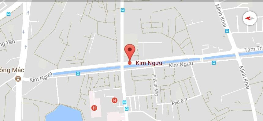Phố Kim Ngưu, quận Hai Bà Trưng, Hà Nội.