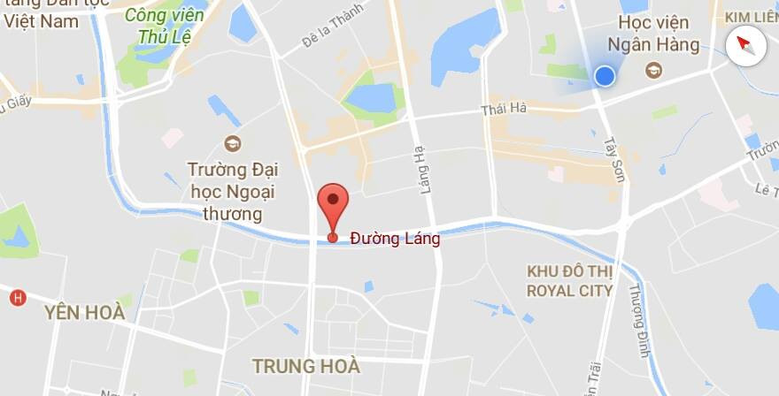 Đường Láng, quận Đống Đa, Hà Nội.