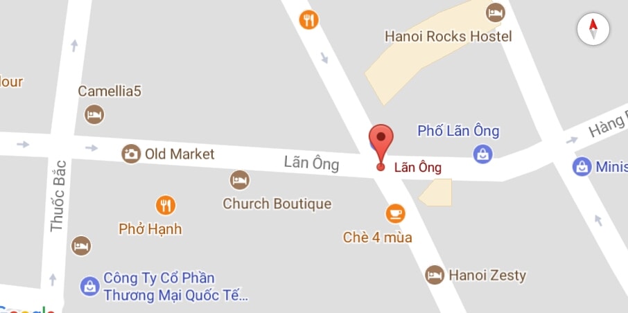 Phố Lãn Ông, quận Hoàn Kiếm, Hà Nội.