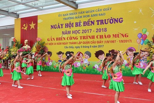 Hà Nội: Tưng bừng khai giảng năm học mới 2017 - 2018