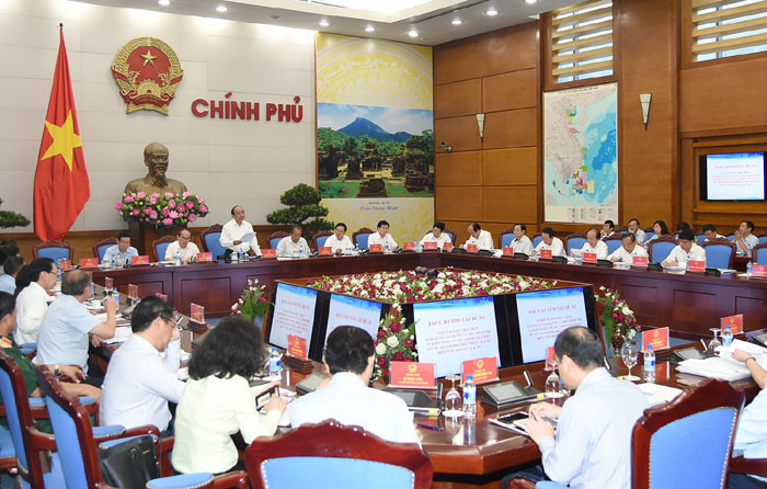 Ban cán sự Đảng Chính phủ làm việc với Ban Thường vụ Thành ủy Thành phố Hồ Chí Minh