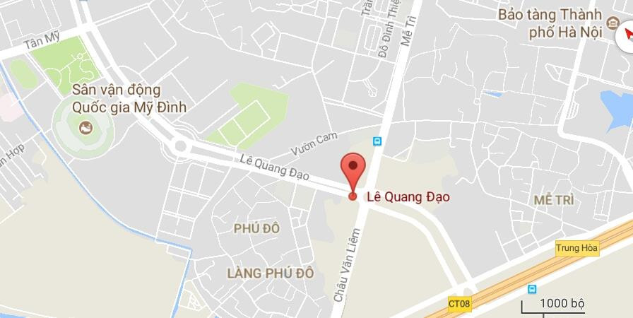 Đường Lê Quang Đạo, huyện Từ Liêm, Hà Nội.