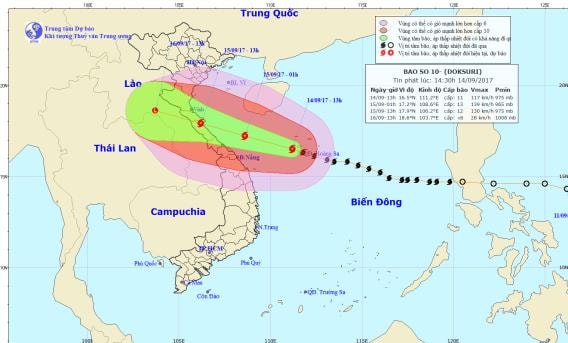 Bão số 10: Vẫn chưa liên lạc được với 04 tàu/38 lao động