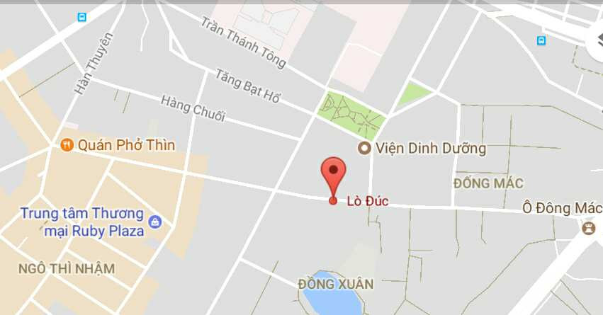 Phố Lò Đúc, quận Hai Bà Trưng, Hà Nội