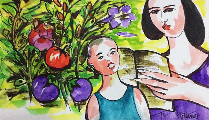 Khu vườn biết nói