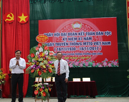 Phường Định Công (quận Hoàng Mai, Hà Nội): Tưng bừng Ngày hội Đại đoàn kết toàn dân tộc