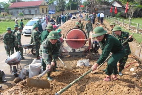 Hương Vĩnh quyết tâm về đích Nông thôn mới