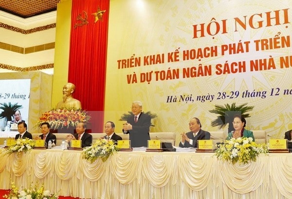 Tổng Bí thư dự Hội nghị trực tuyến giữa Chính phủ với các địa phương