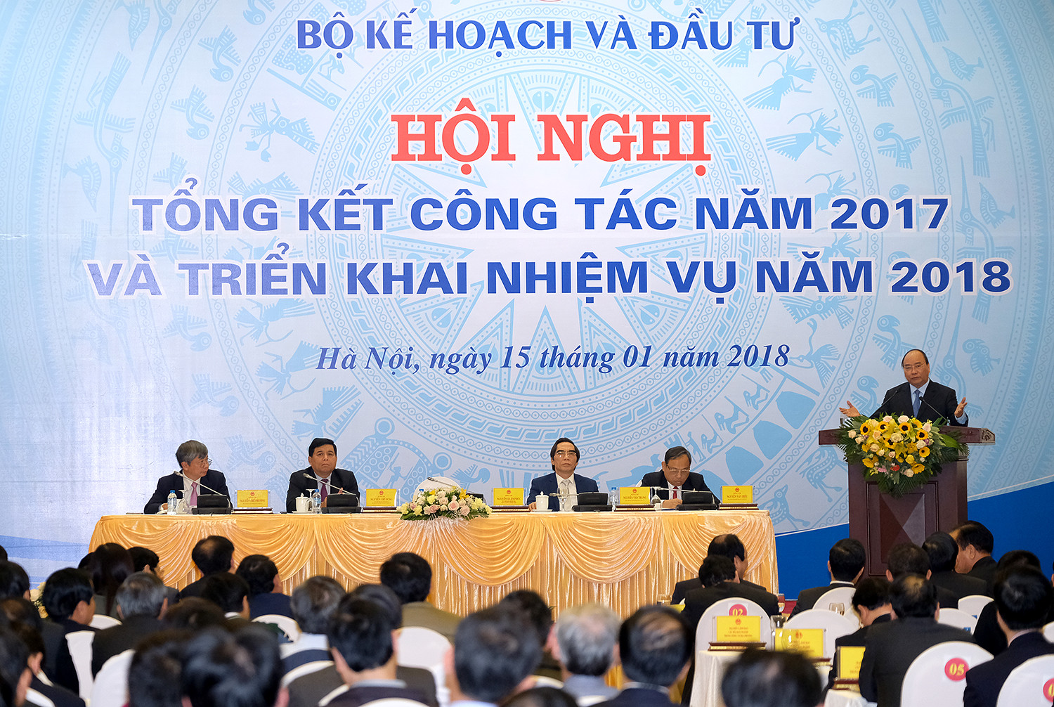 Thủ tướng Nguyễn Xuân Phúc dự Hội nghị triển khai nhiệm vụ năm 2018 của Bộ Kế hoạch và Đầu tư