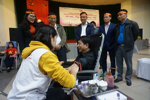 Quận Cầu Giấy, Hà Nội: Từng bừng Ngày hội Hiến máu