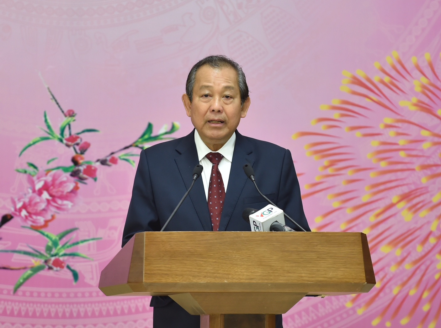 Các Phó Thủ tướng Chính phủ gặp mặt cán bộ, công chức, viên chức VPCP đầu Xuân