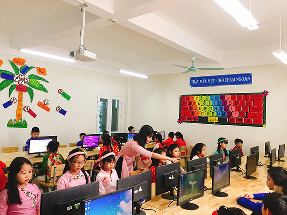 Trường Tiểu học Ngọc Khánh hoàn thành nhiệm vụ xây dựng trường chuẩn quốc gia mức độ 1