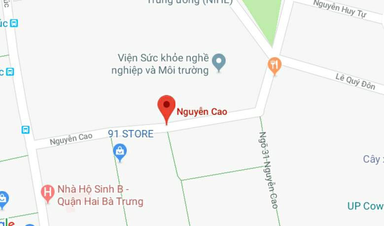 Phố Nguyễn Cao, quận Hai Bà Trưng, Hà Nội.