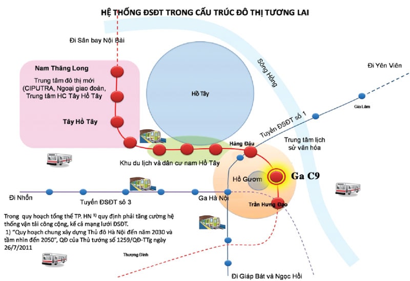 Quy hoạch tổng mặt bằng ga ngầm C9: Trưng bày lấy ý kiến Nhân dân trong 3 tuần