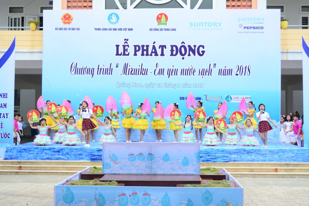 Phát động chương trình “Mizuiku - Em yêu nước sạch” năm 2018