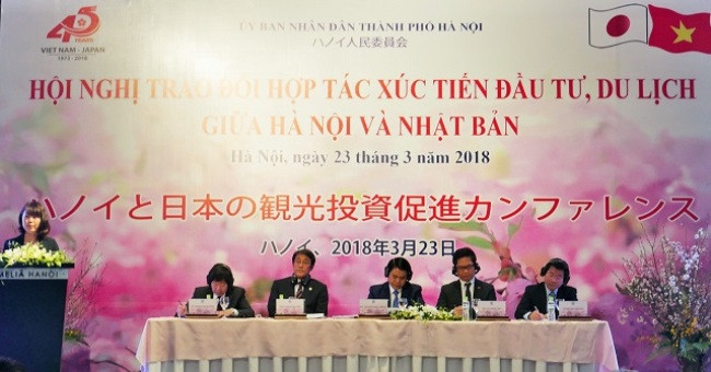 Hội nghị trao đổi hợp tác xúc tiến đầu tư, du lịch giữa Hà Nội và Nhật Bản