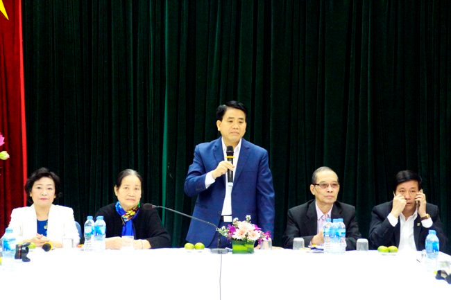 Chủ tịch UBND TP. Hà Nội Nguyễn Đức Chung gặp mặt văn nghệ sĩ Thủ đô