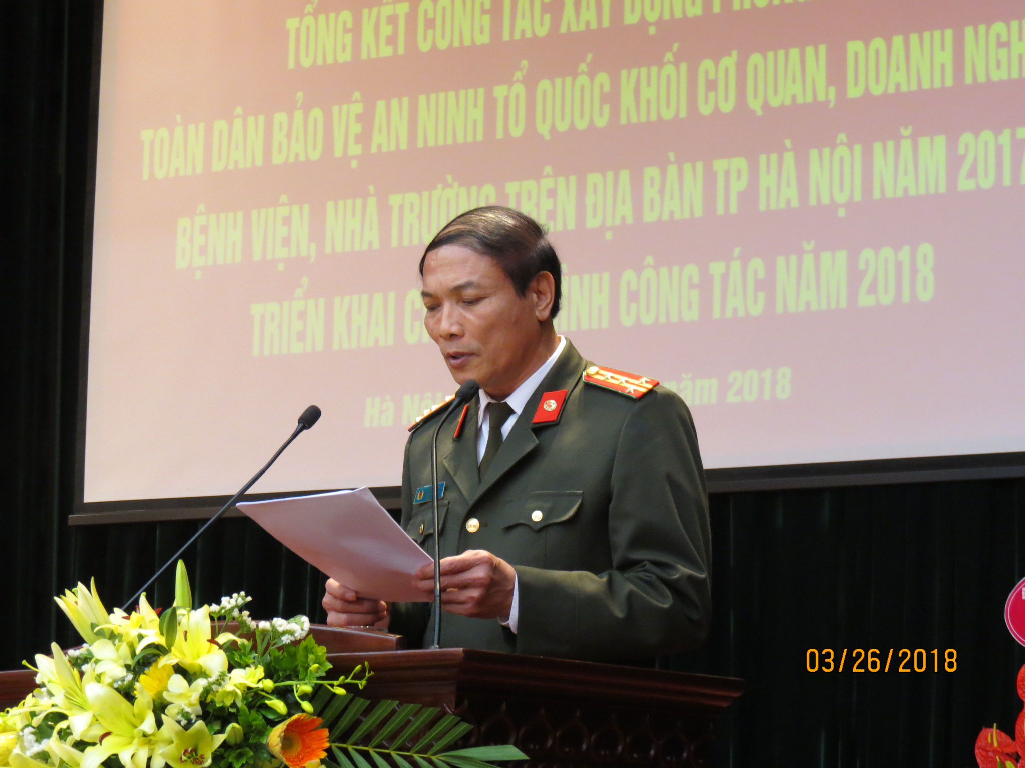 Hà Nội tổng kết và khen thưởng phong trào toàn dân bảo vệ ANTQ