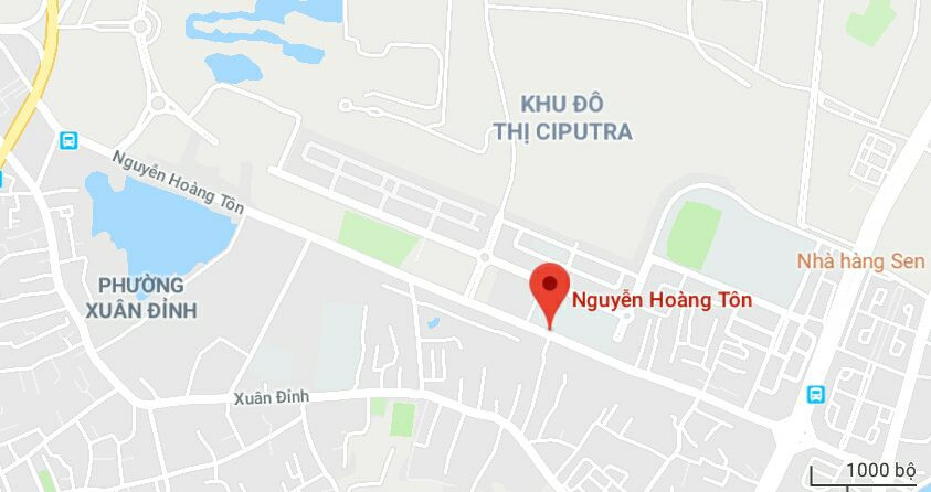Đường Nguyễn Hoàng Tôn, thuộc quận Tây Hồ và huyện Từ Liêm, Hà Nội.