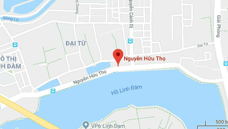 Phố Nguyễn Hữu Thọ, quận Hoàng Mai, Hà Nội.