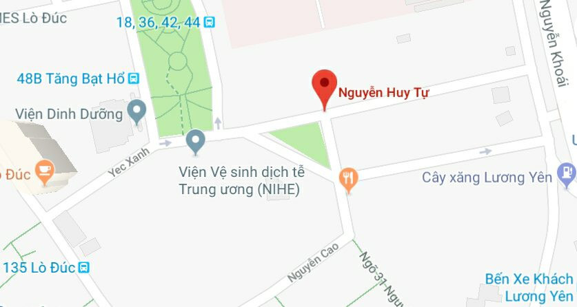 Phố Nguyễn Huy Tự, quận Hai Bà Trưng, Hà Nội.