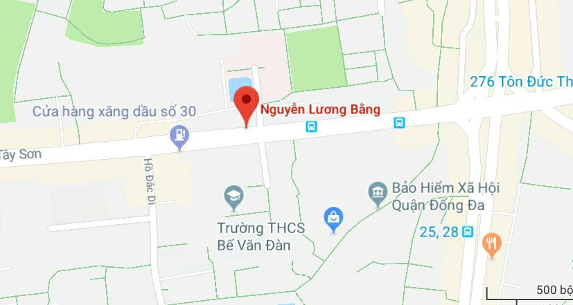 Phố Nguyễn Lương Bằng, quận Đống Đa, Hà Nội.