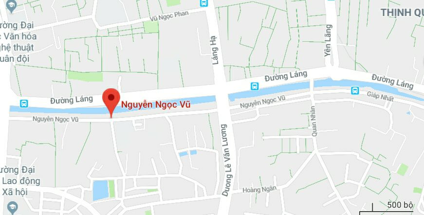 Phố Nguyễn Ngọc Vũ Bản đồ Hà Nội
