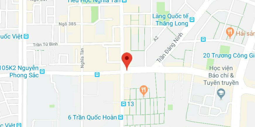 Đường Nguyễn Phong Sắc, quận Cầu Giấy, Hà Nội.