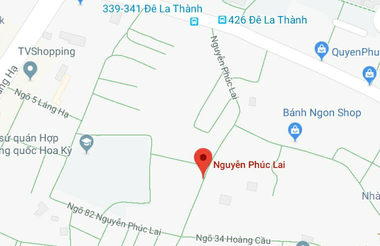 Phố Nguyễn Phúc Lai, quận Đống Đa, Hà Nội.