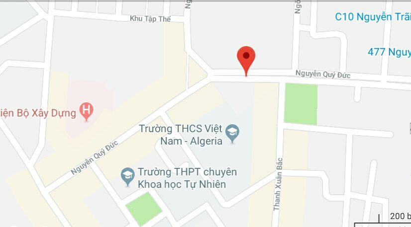 Phố Nguyễn Quý Đức, quận Thanh Xuân, Hà Nội.