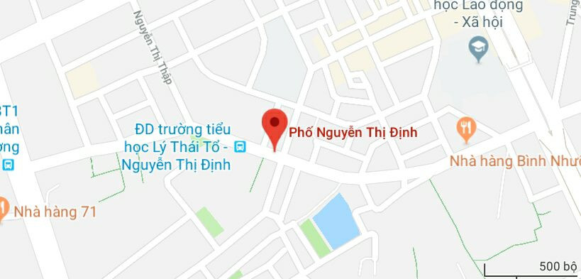 Phố Nguyễn Thị Định, quận Cầu Giấy, Hà Nội.