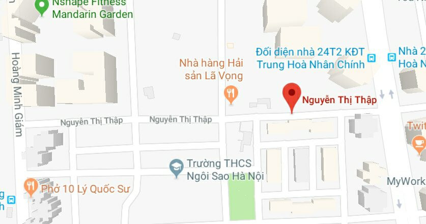 Phố Nguyễn Thị Thập, quận Thanh Xuân, Hà Nội.